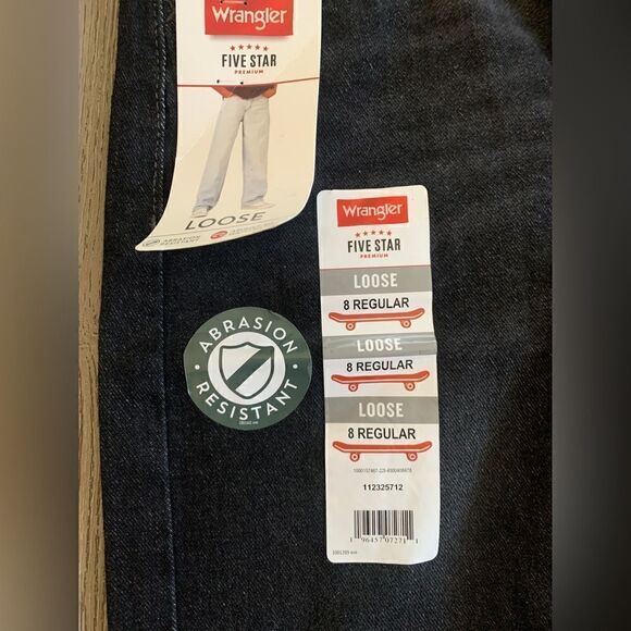 Wrangler five star premium loose regular jeans,abrasion resistant - Picture 5 of 5